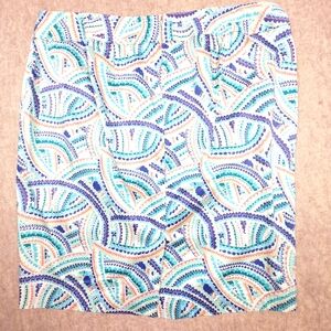 Lane Bryant Skirt Size 20 Geometric Knee Length Pencil‎
